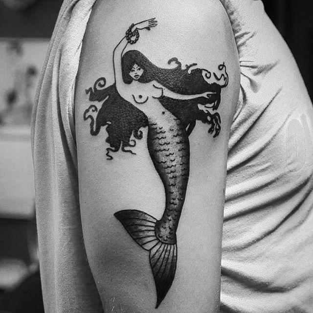 65 Tatuagens de Sereias Lindas (as melhores fotos!)