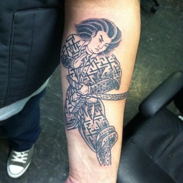 60 Tatuagens de Samurai Impressionantes
