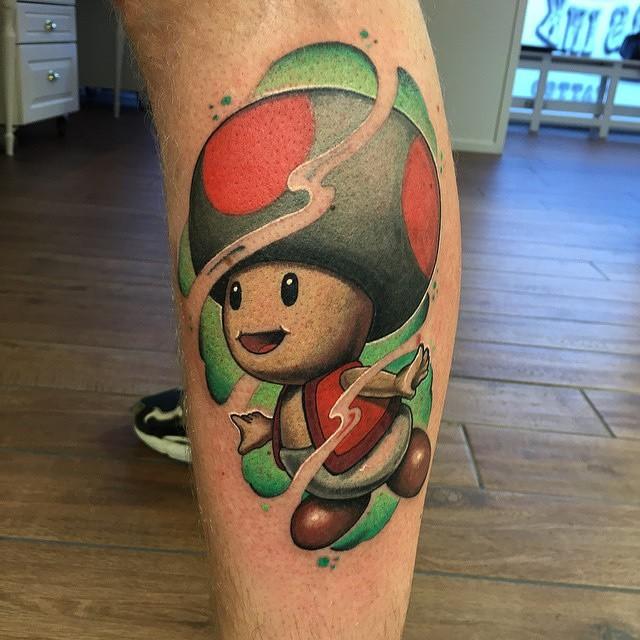 70 Tatuagens do Super Mario Bros Criativas