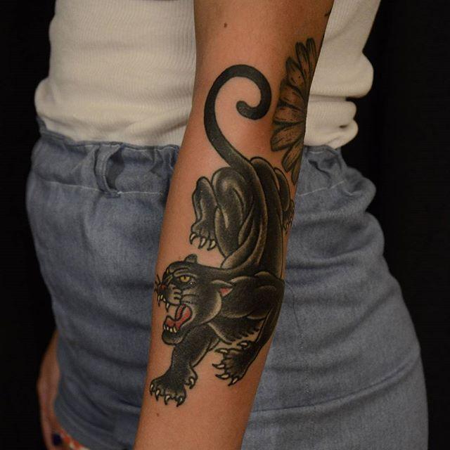 60 Tatuagens de Pantera Impressionantes Fotos