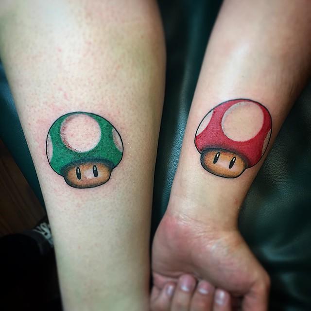70 Tatuagens do Super Mario Bros Criativas