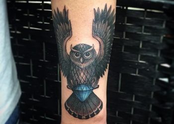 70 tatuagens de coruja que representam a sabedoria e a prosperidade