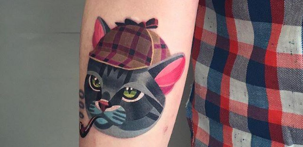 Featured image of post Tatuagem De Gato Preto Grande Um grande projeto que tem desenhos de esqueleto dentro