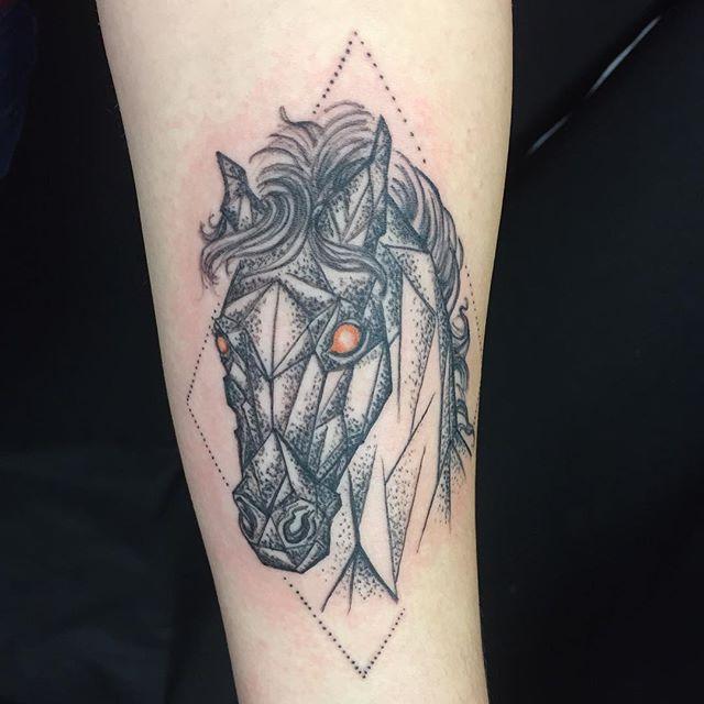 Tatuagem Masculina de Cavalo