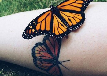 80 tatuagens de borboletas com fotos graciosas para você se inspirar