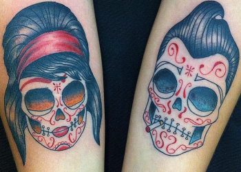 60 tatuagens de caveira mexicana que representam a imortalidade