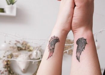 60 tatuagens de asas que representam a liberdade de voar