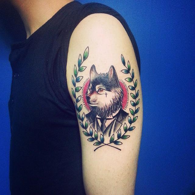 70 Tatuagens de Lobo Impressionantes (melhores fotos!)