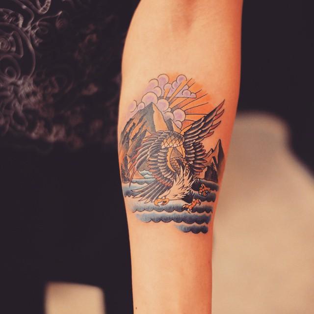 65 Tatuagens de Águia Inspiradoras