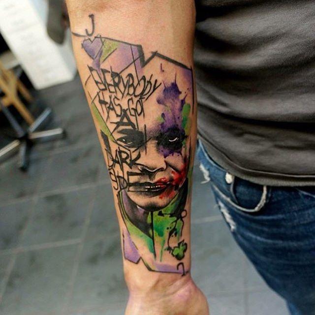 60 Tatuagens de Coringa Impressionantes - Fotos