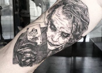 60 tatuagens do Coringa que simbolizam a desordem e a obscuridade