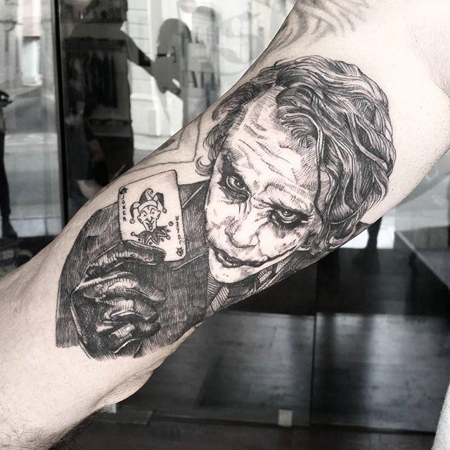 60 Tatuagens de Coringa Impressionantes - Fotos