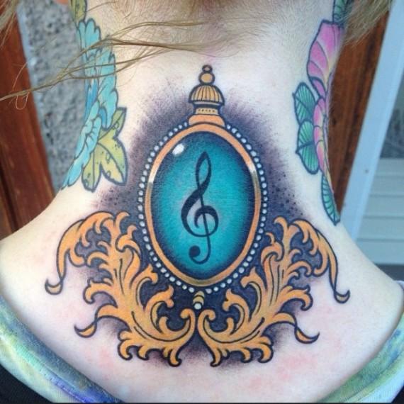 60 Tatuagens de Notas Musicais Lindas e Criativas