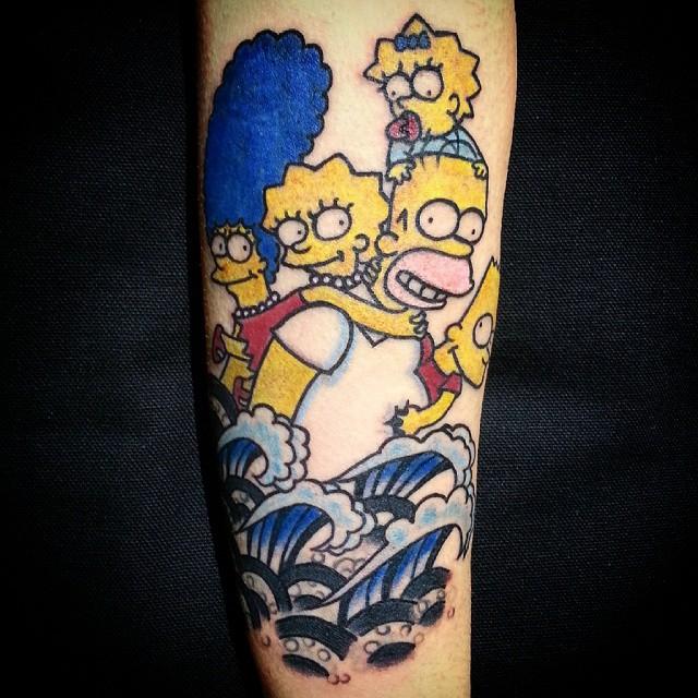 80 Tatuagens dos Simpsons Lindas e Inspiradoras