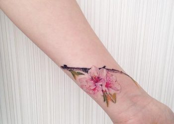 60 tatuagens de flor de cerejeira que simbolizam o sakura do Japão