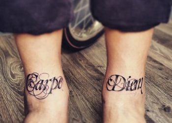 120 tatuagens de frases com fotos e exemplos para você conferir
