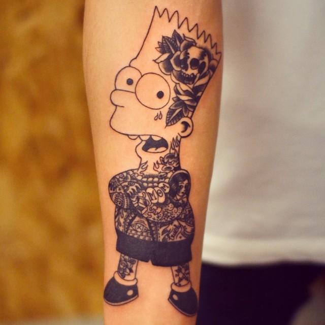 80 Tatuagens dos Simpsons Lindas e Inspiradoras