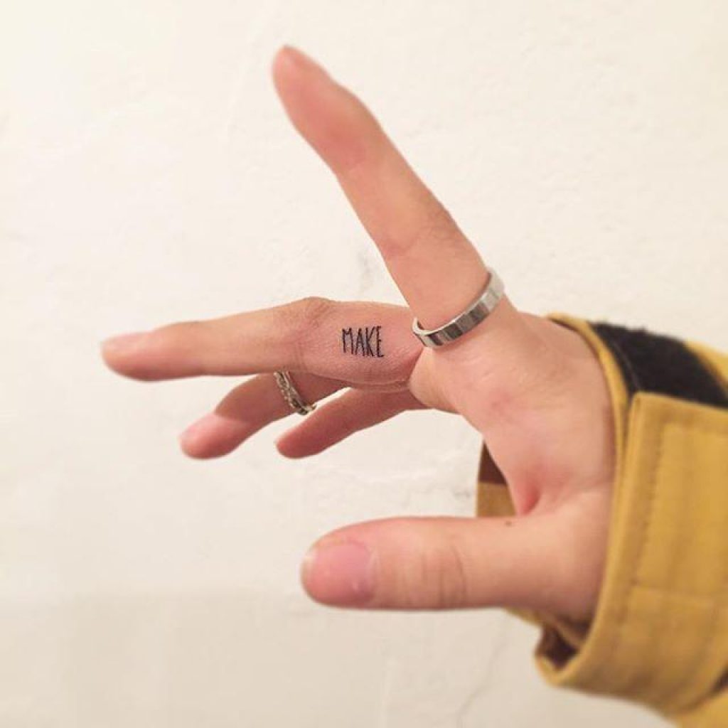 90 Tatuagens no Dedo - Modelos Lindos e Criativos