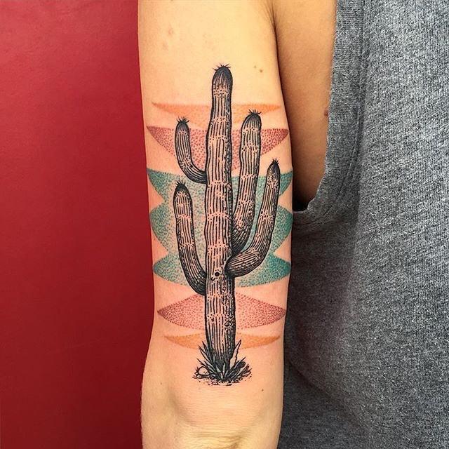 Minha tattoo de cacto