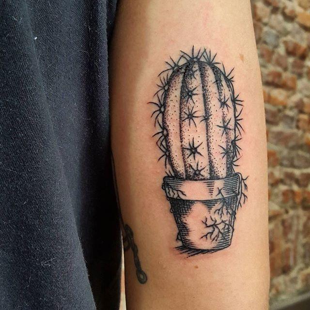 Minha tattoo de cacto