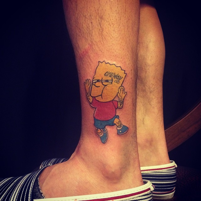 Bart Simpson do desenhos Os Simpsons