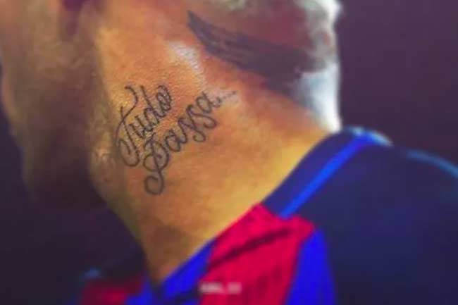 Tatuagens do Neymar veja as fotos e os significados das