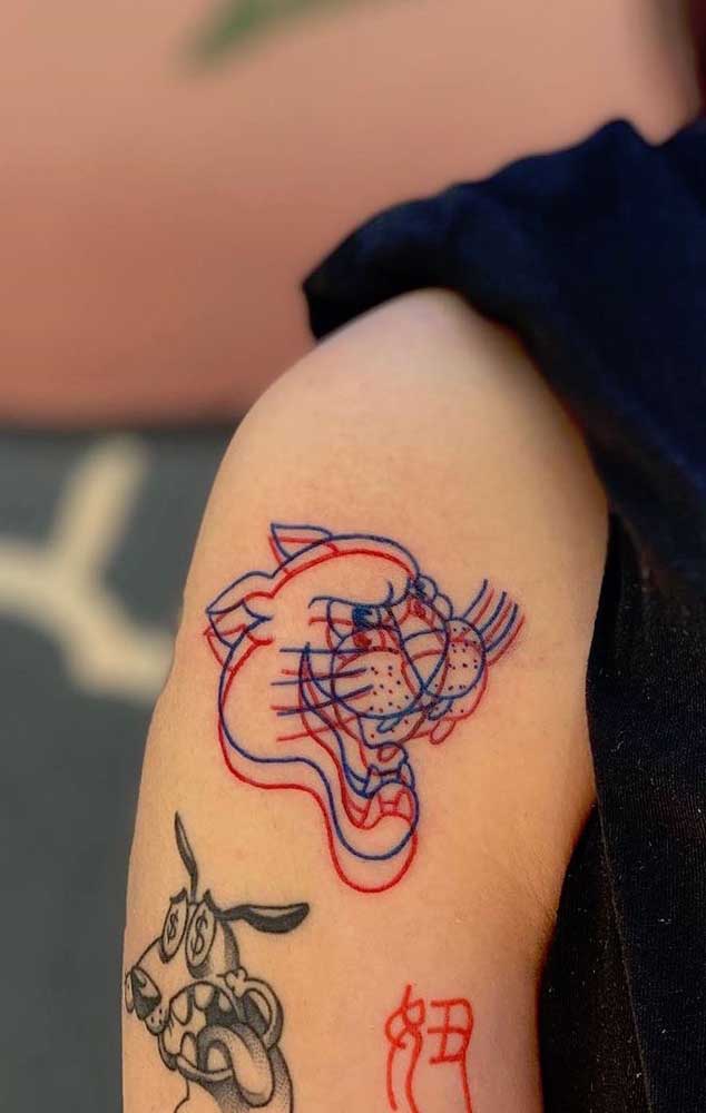 O mais bacana da tatuagem 3D é que você pode fazer o desenho que mais lhe agradar.