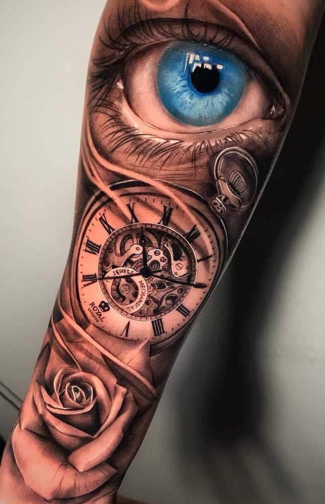 Quer uma tatuagem mais real do que essa? Isso só é possível com a tattoo 3D que trabalha com o efeito tridimensional.