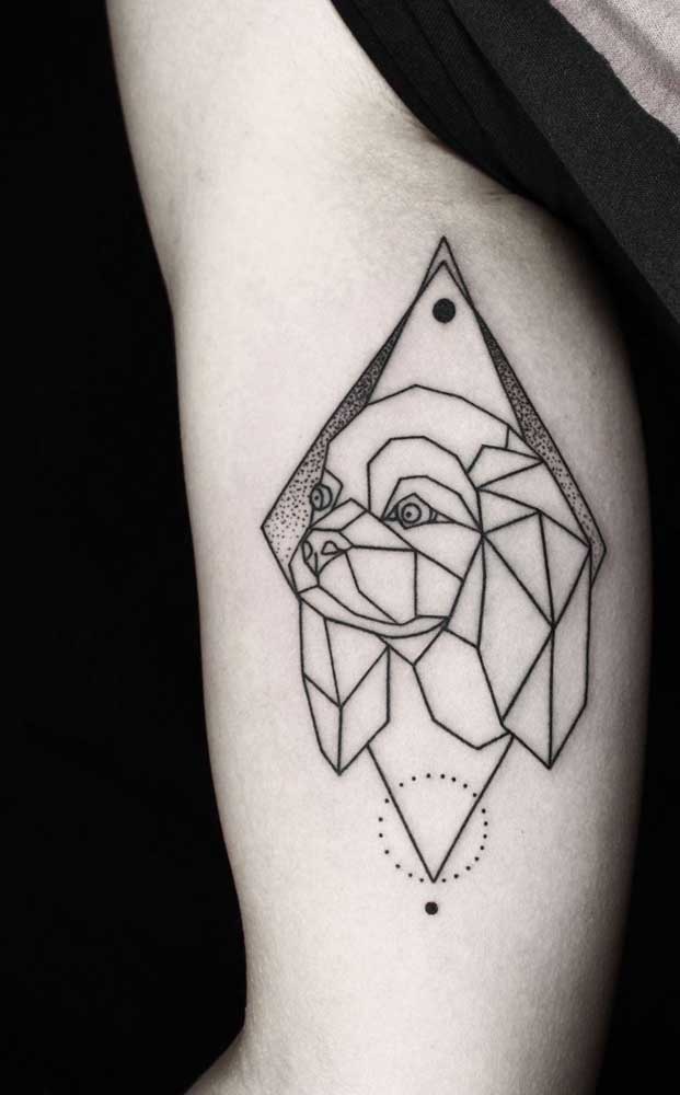 O que acha de eternizar a carinha do seu pet em uma tatuagem 3D?