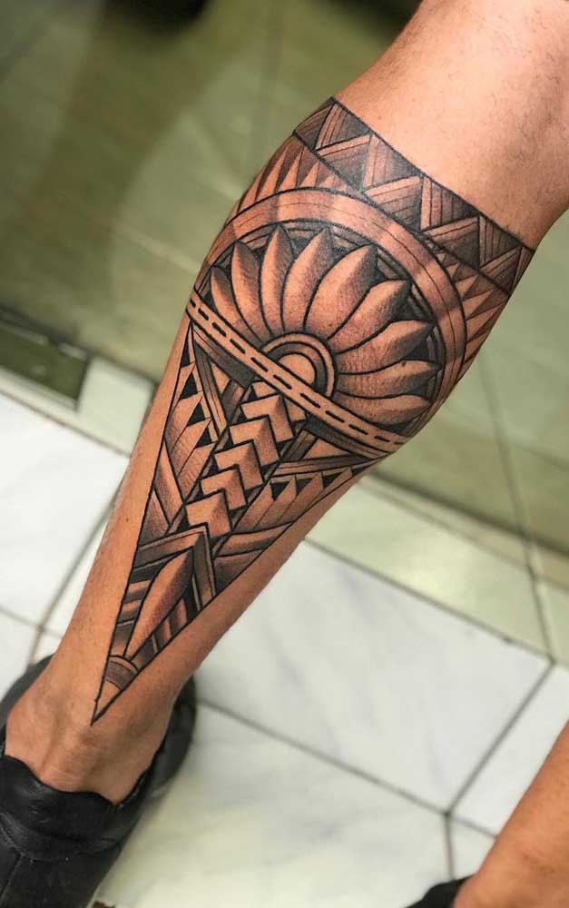 O mais bacana da tatuagem maori é que existem diversos desenhos que você pode escolher.