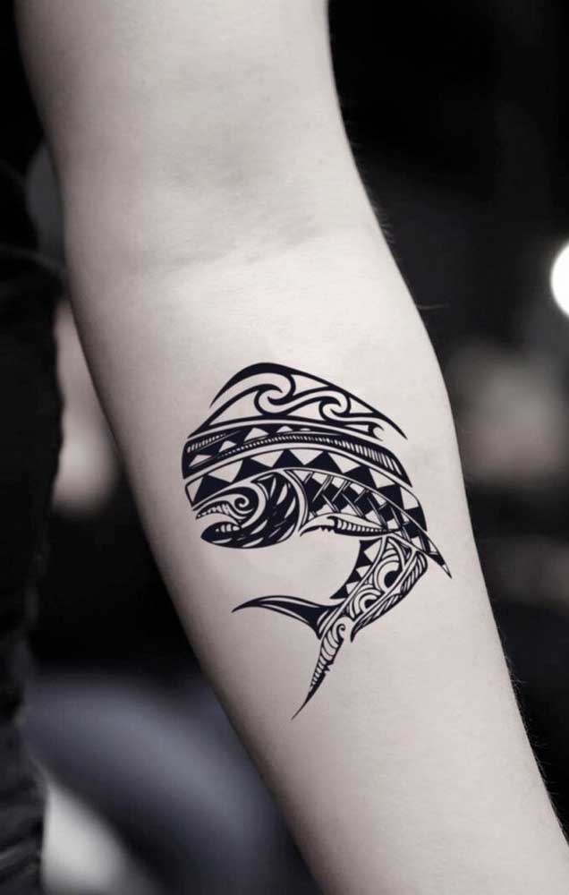 Qual desenho você acha que representa essa tatuagem tribal?