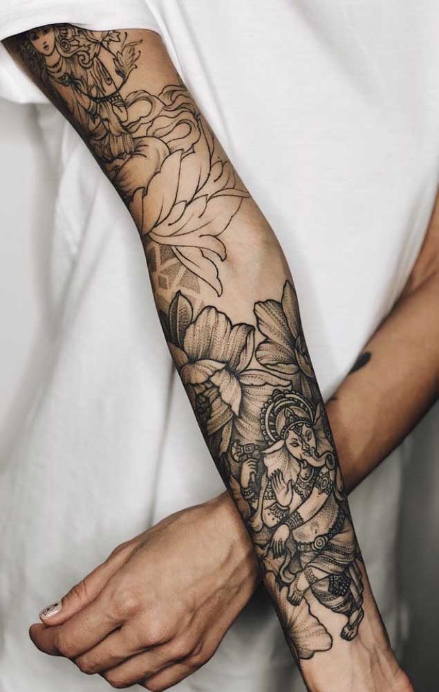 Geralmente, a tattoo tumblr não chama muita atenção, mas é possível fazer alguns modelos de tatuagem tumblr no braço que seja grandiosa.