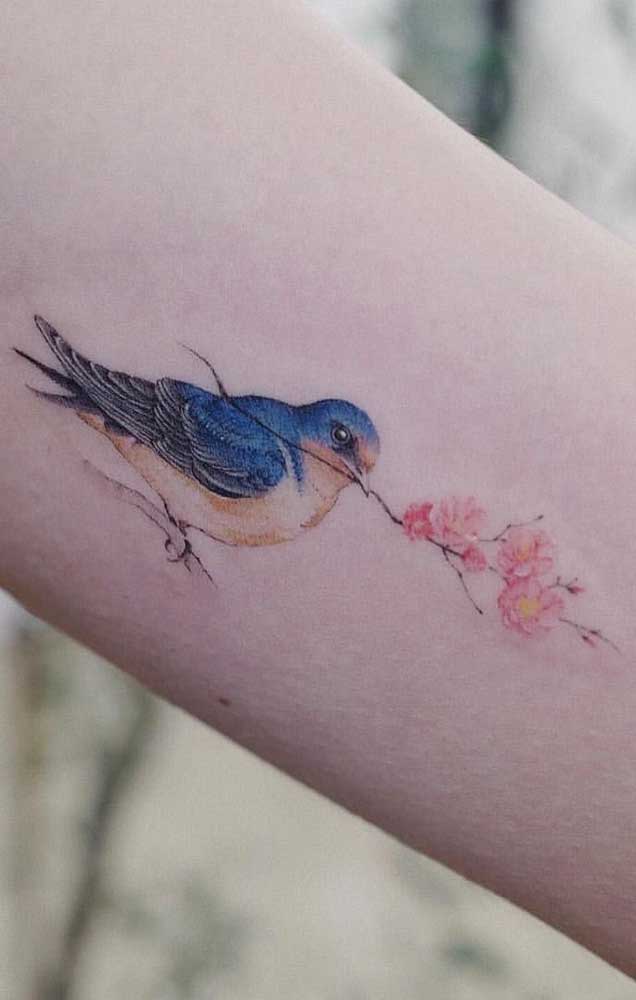 Quem sabe um passarinho pode ser o desenho que você esperava para a sua tattoo?