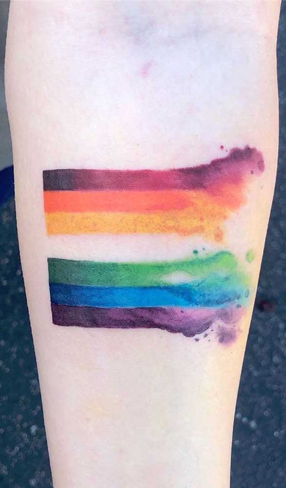 Que tal desenhar o arco íris?
