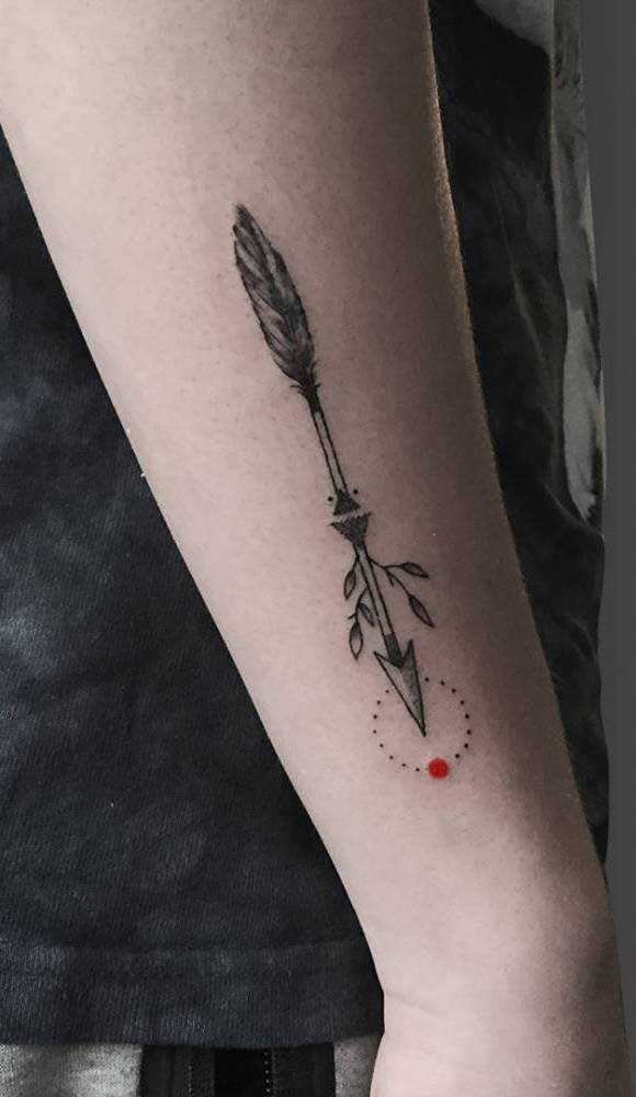 O que significa a tatuagem de flecha para você?