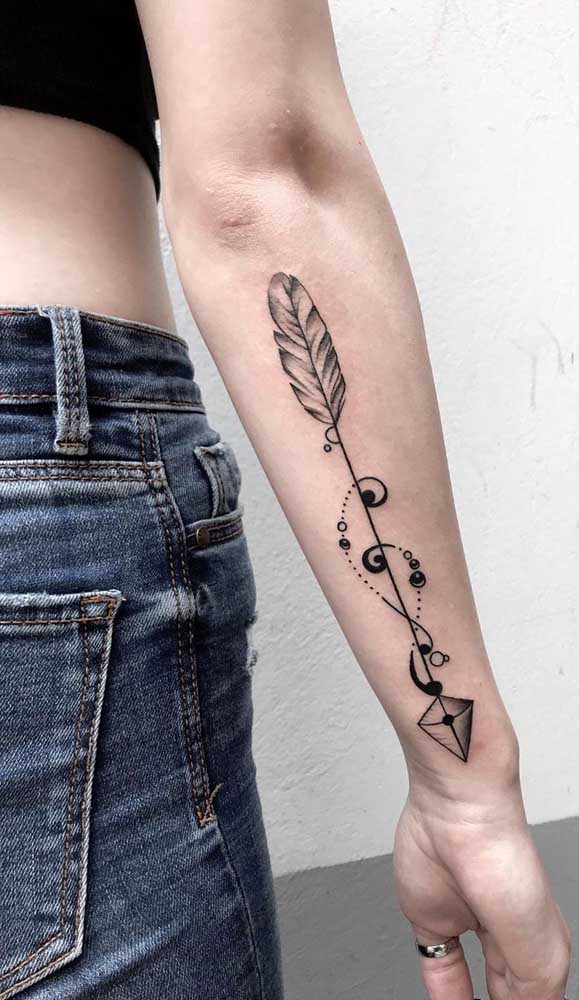 Capriche nos detalhes da sua tatuagem.