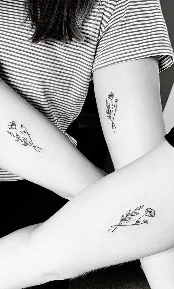 O que acha dessa tatuagem para 3 irmãs?