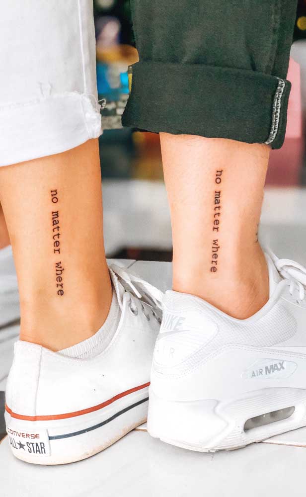 Já sabe o que vai fazer na tatuagem de irmãs?