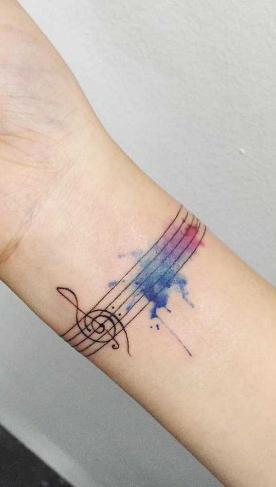 Você é um apaixonado pela música? Que tal tatuar uma nota musical?