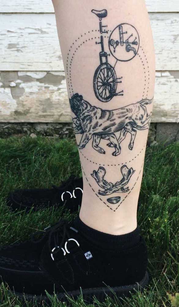 Algumas tatuagens só fazem sentido para o dono.