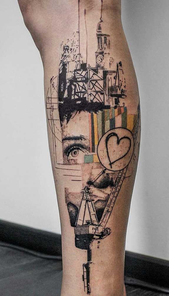 Quer inspiração para fazer a tatuagem na panturrilha?