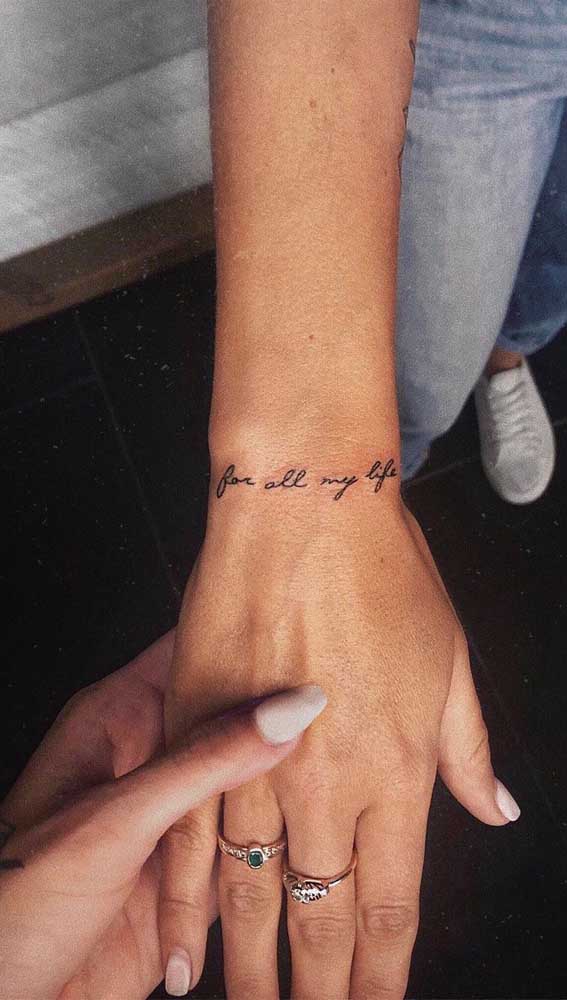 Uma tatuagem pode ser uma ótima demonstração de amor.