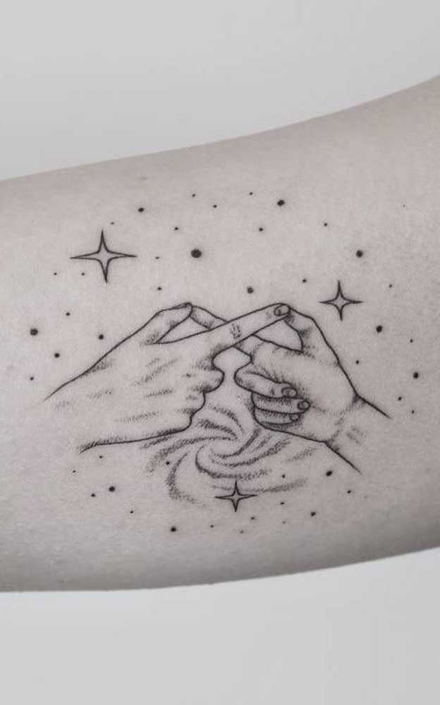 Ideia de tatuagem para pais e filhos fazerem juntos