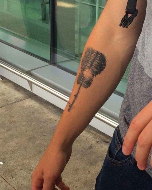 Tatuagem do Shawn Mendes no braço