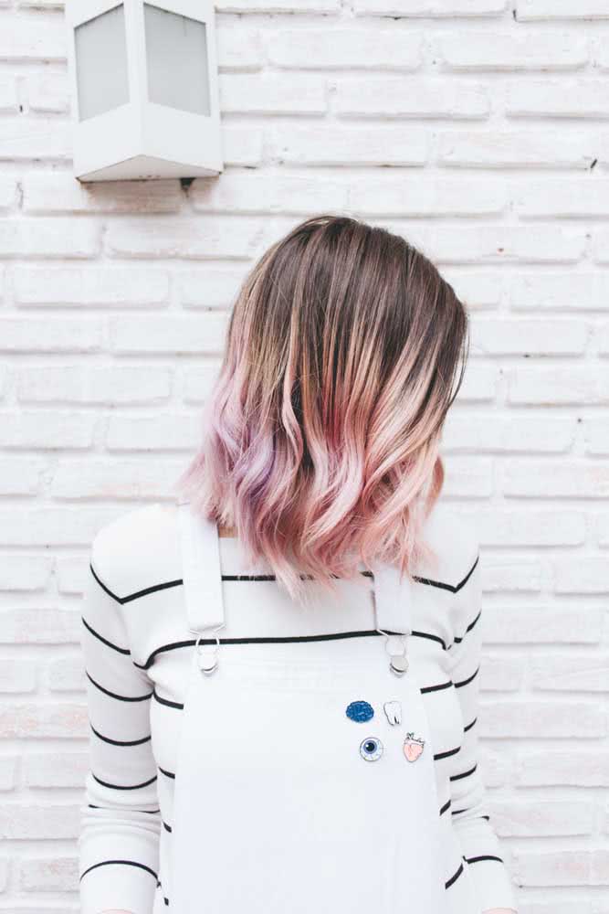 Californianas rosa pastel: perfeito para quem deseja ir devagar com a cor