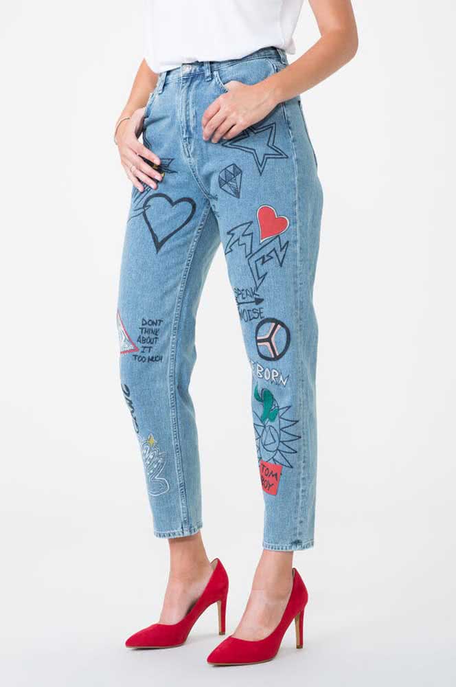 Calça jeans rock’roll