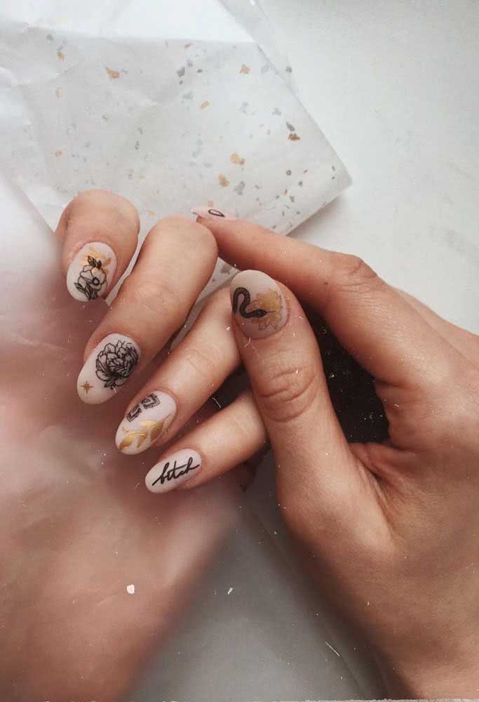 Unhas para o ano novo inspiradas em quem deseja fazer algo diferente, começando pela manicure