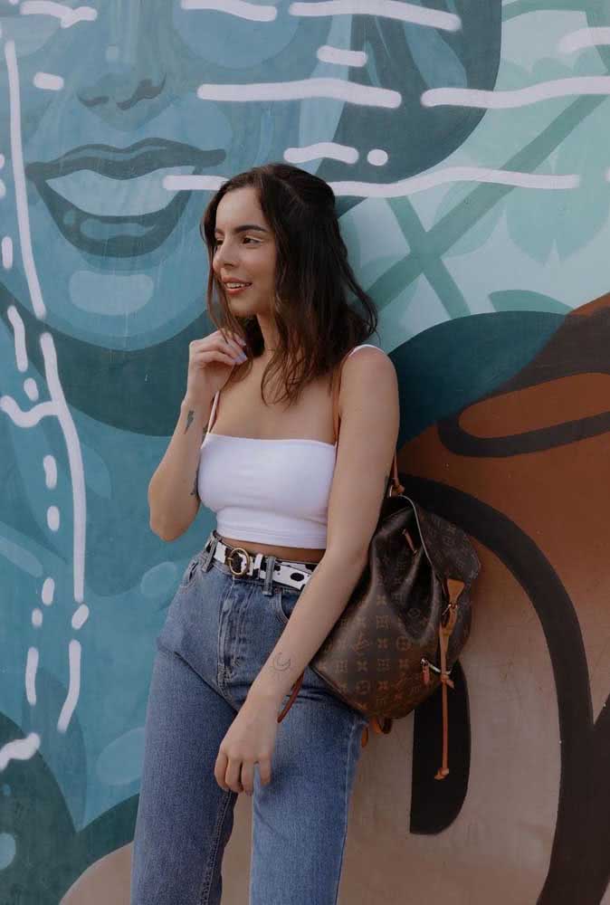 Calça jeans e cropped: outra tendência que veio para ficar