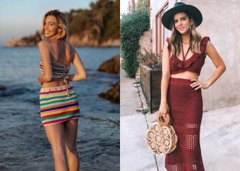 Saia de crochê capa