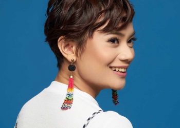 Cabelo curto com franja